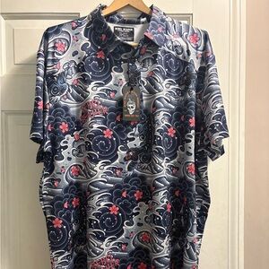 Rebel Reaper Sundaze Best Polo Shirt XL